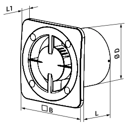Размери Vents 100 Base
