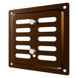 VENTEUROPE 1515MER Кафяв- Регулируема метална решетка 150x154mm