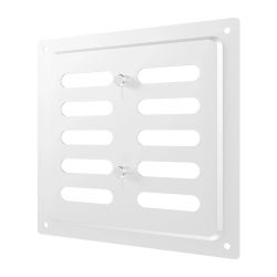 VENTEUROPE 2525MER Бял- Регулируема метална решетка 250x250 mm