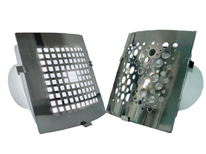 BLAUBERG Lux Ф100 - Дизайнерски вентилатор с вградена LED крушка 2W 