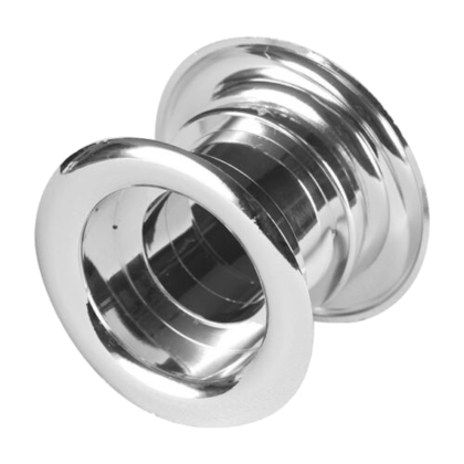 AWENTA T14MEs - Сребро (Хром) - Вентилационна решетка за интериорна врата Ф55
