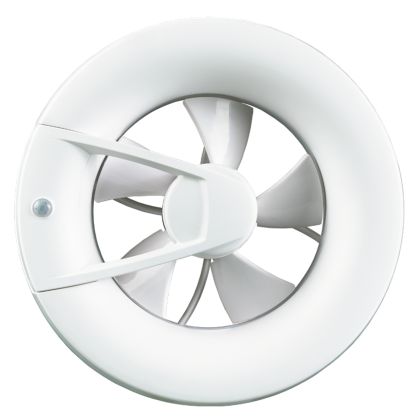 BLAUBERG O2 White - Интелигентни аксиални вентилатори