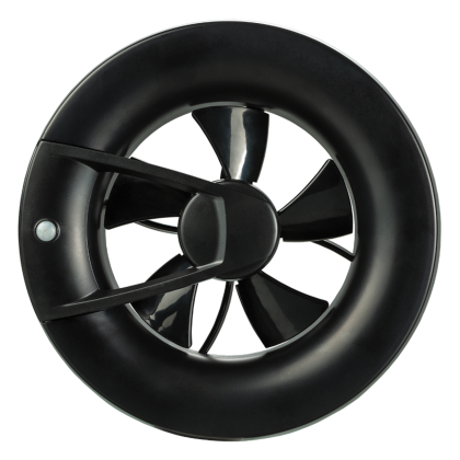 Blauberg O2 Supreme Black - Интелигентен аксиален вентилатор