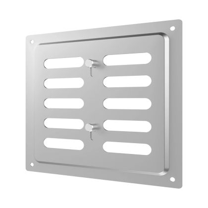 VENTEUROPE 2525MER Цинк - Регулируема метална решетка 250x250 mm