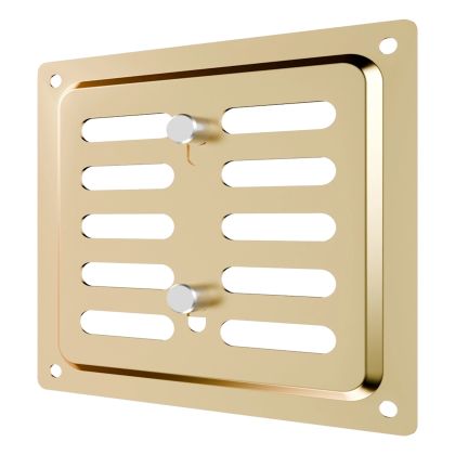 VENTEUROPE 2525MER Злато- Регулируема метална решетка 250x250mm