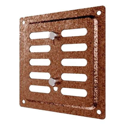 VENTEUROPE 2525MER Античен мед - Регулируема метална решетка 250x250mm