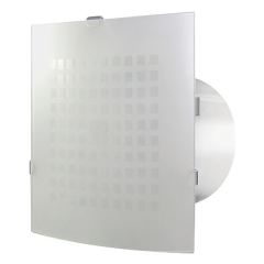 Дизайнерски вентилатор с декоративен стъклен панел BLAUBERG Ice-1 Ф100