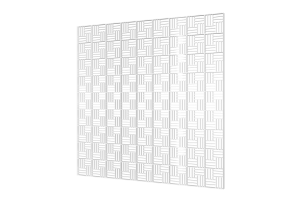 Вентилационна решетка за окачен таван ERA P6060DP FUSION