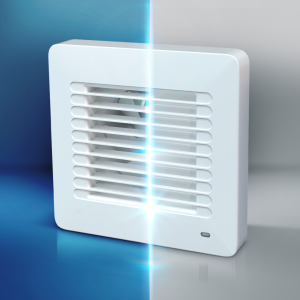 VENTS ALTA 100 - Тих аксиален вентилатор с автоматични жалузи