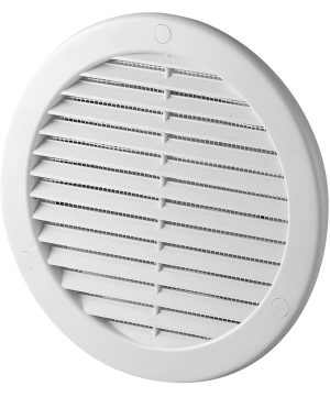 AWENTA TRU16K - Бяла решетка за кръгли въздуховоди Ф125