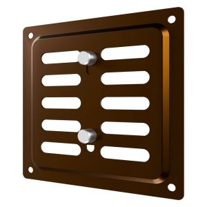 VENTEUROPE 1724MER  Метално кафяв - Регулируема метална решетка 170x240mm